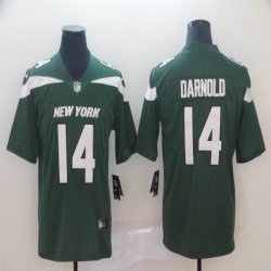 Nike New York Jets #14 Sam Darnold green Color Rush Limited Jersey-BD