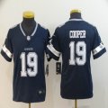 Youth Nike Cowboys #19 Amari Cooper blue Color Rush Limited Jersey