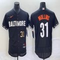 Nike Baltimore Orioles #31 Cedric Mullins black Flexbase Authentic Collection Jersey city blue-BD 03