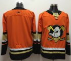 Adidas Anaheim ducks blank orange hockey jerseys