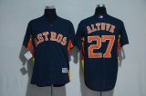 Houston Astros Jose Altuve 27# blue majestic mlb jersey