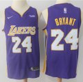 Nike Los Angeles Lakers #24 Kobe Bryant purple basketball jersey(1)