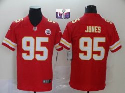 Nike Kansas City Chiefs #95 Chris Jones red Color Rush Limited Jerseys