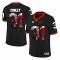 Georgia Bulldogs #31 Chris Conley black fashion college football jersey