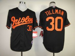 Baltimore Orioles TILLMAN 30 black MLB Jerseys