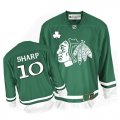 Patrick Sharp Jersey 10 Green Chicago Blackhawks Jerseys