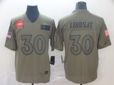 Denver Broncos #30 Phillip Lindsay Nike Camo 2019 Salute to Service Limited Jersey