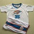 Oklahoma City #35 Kevin Durant White NBA basketball suits