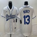 Nike Los Angeles Dodgers #13 Max Muncy white majestic baseball Jerseys Joint name -BD 02