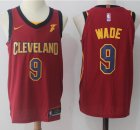 Nike Cleveland Cavaliers #9 Dwyane Wade red nba basketball jersey