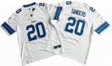 Detroit Lions 20# Barry Sanders white Nike Vapor F.U.S.E. Limited Jersey-S8