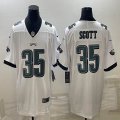 Nike Philadelphia Eagles #35 Boston Scott white Color Rush Limited Jersey