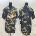 Los Angeles Dodgers Blank green camo majestic baseball Jerseys-BD 01