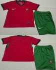 2024-2025 Portugal team red green soccer jerseys home