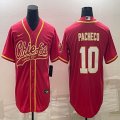 Nike Kansas City Chiefs #10 Isiah Pacheco red baseball jerseys Joint name-BD