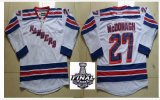 2014 stanley cup Rangers #27 Ryan McDonagh White nhl Jersey