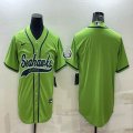 Nike Seattle Seahawks green baseball jerseys Joint name-BD