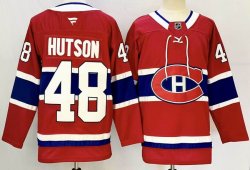 Montreal Canadiens #48 Lane Hutson red NHL Jerseys-PD