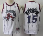 Youth Toronto Raptors #15 Vince Carter white NBA Jersey-S8