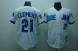 MLB Jerseys Toronto Blue Jays 21# CLEMENS White 50th