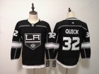 Women Adidas Los Angeles Kings #32 Jonathan Quick black hockey jersey