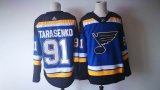 Adidas St.Louis Blues #91 Vladimir Tarasenko blue NHL hockey