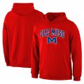 Fanatics Branded Ole Miss Rebels Red Campus Pullover Hoodie