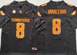 Tennessee Volunteers #8 Nico Iamaleava gray college football jerseys-PNS