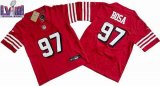 Youth San Francisco 49ers 97# Nick Bosa Red Nike Vapor F.U.S.E. Limited Jerse