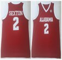 Alabama #2 Collin Sexton red Movie Basketball Jerseys