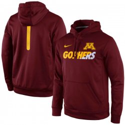 Minnesota Golden Gophers Nike Sideline KO Fleece Therma-FIT Performance Hoodie - Maroon