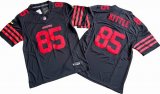 San Francisco 49ers 85# George Kittle black Nike Vapor F.U.S.E. Limited Jersey