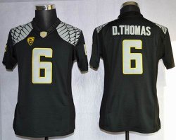 Women Oregon Duck De\'Anthony Thomas 6 College Football Limited Jerseys - Black