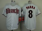 Arizona Diamondbacks Gerardo Parra 8 white mlb jersey