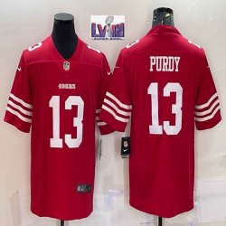 Nike San Francisco 49ers #13 Brock Purdy red Color Rush Limited Jersey