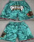 Memphis Grizzlies green NBA shorts with pocket