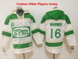 custom Toronto Maple Leafs other player White Green Hockey Hooded Sweatshirt