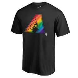 Men\'s Arizona Diamondbacks Fanatics Branded Pride Black T-Shirt