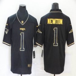 Nike England Patriots Cam Newton black gold Color Rush Limited Jersey