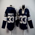 Dallas Cowboys Tony Dorsett #33 dark blue nfl Hooded Sweatshirt