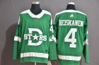 Adidas Dallas Stars Outerstuff #4 Miro Heiskanen green hockey Winter Classic Jersey