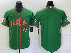 2023 World Cup Mexico blank green majestic baseball jerseys 26