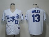 MLB Jerseys Kansas City Royals 13 Aviles White jersey