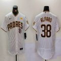 Nike San Diego Padres #38 Alfaro white Flexbase Authentic Collection Jersey-BD 03