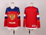 2014 NHL Russia team blank red women hockey jerseys