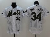 New York Mets 34# Noah Syndergaard white Commemorative version Flexbase Authentic Collection Jersey