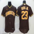 Nike San Diego Padres #23 Fernando Tatis Jr. brown Flexbase Authentic Collection Jersey