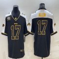 Nike Buffalo Bills #17 Josh Allen black white Color Rush Limited Jersey