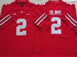 Ohio State Buckeyes #2 Chris Olave red NCAA Nike College Football Jersey