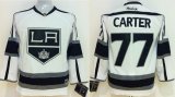 Los Angeles Kings 77 Jeff Carter white kids nhl jersey